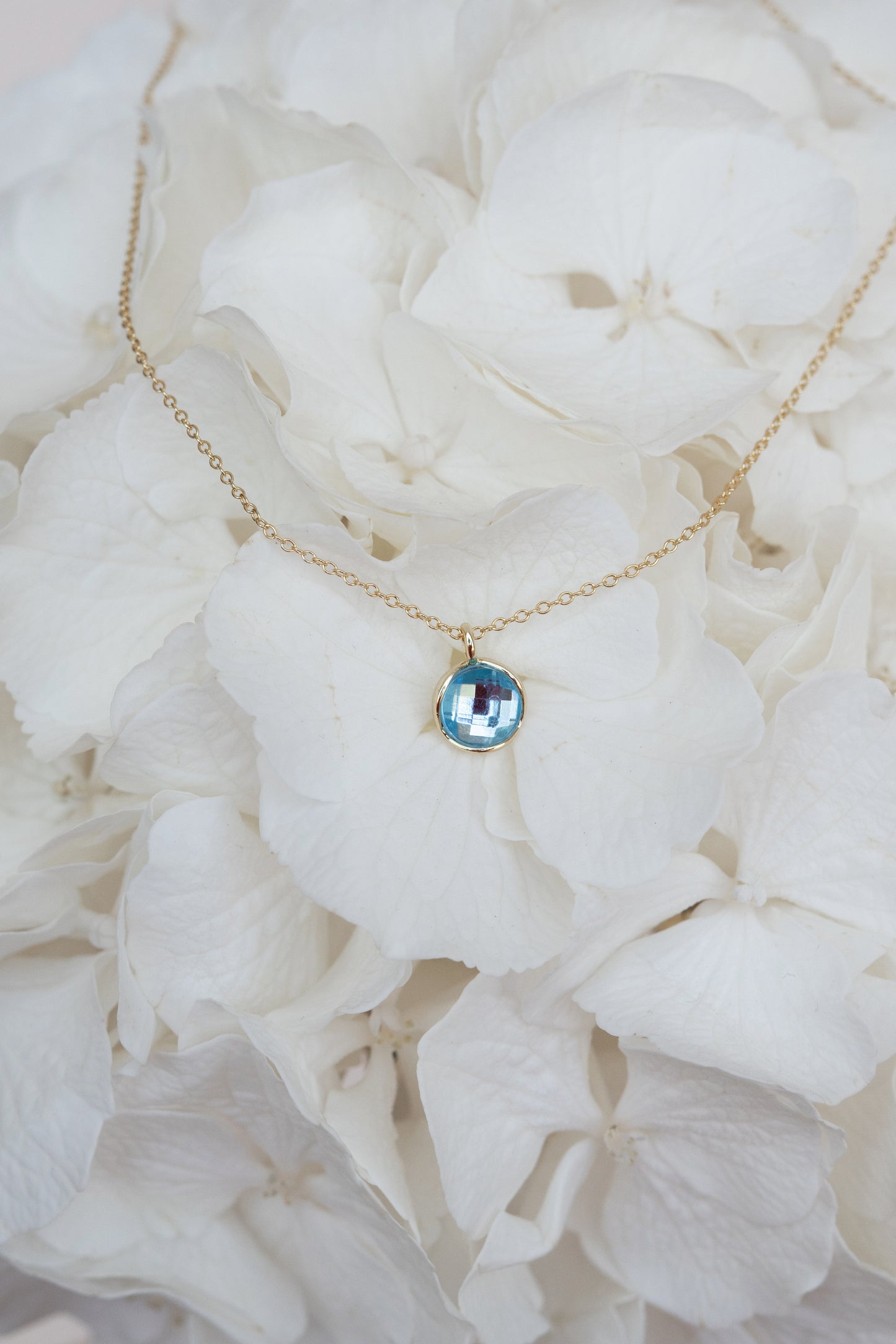 Aquamarine necklace