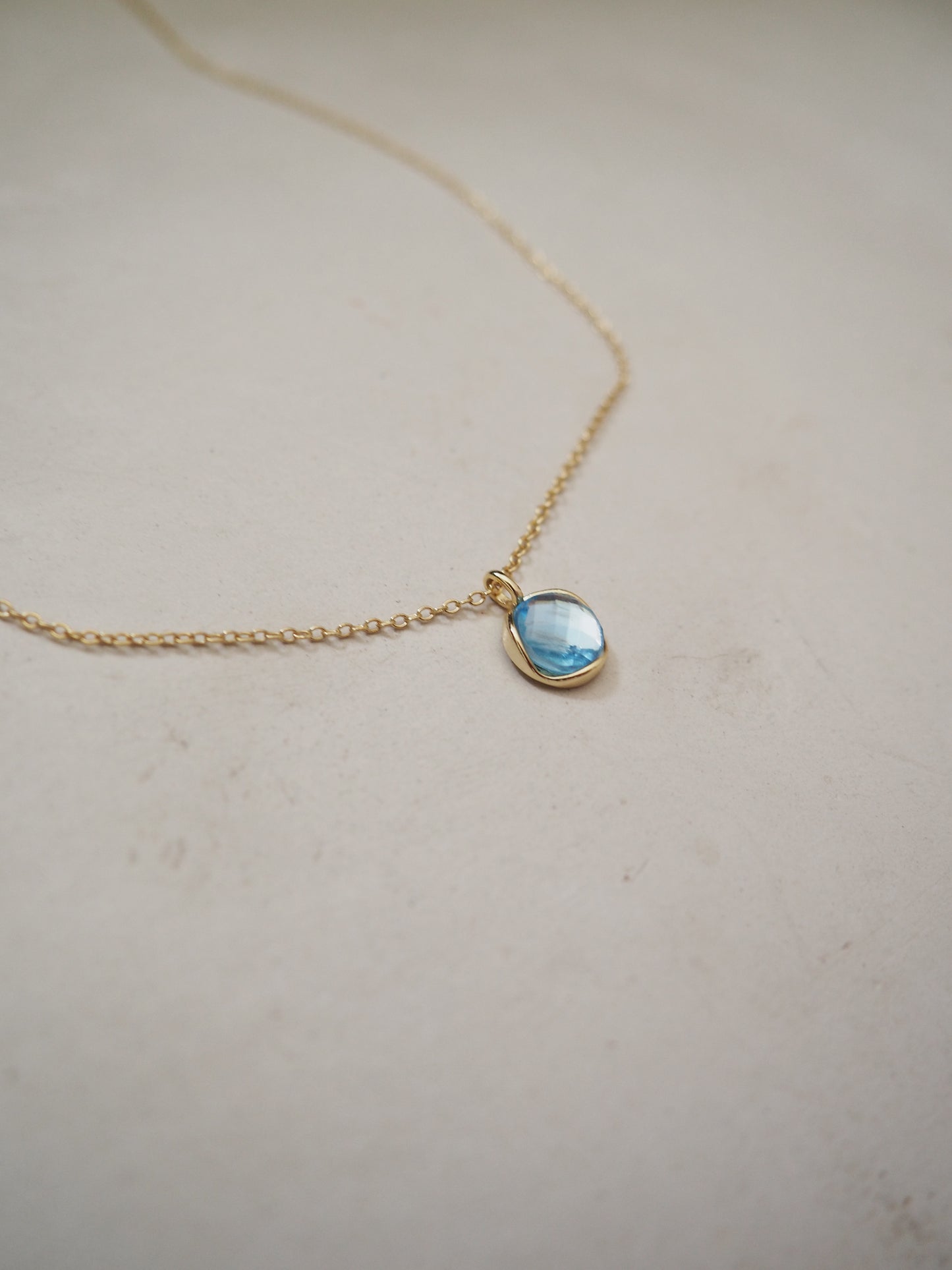 Aquamarine necklace