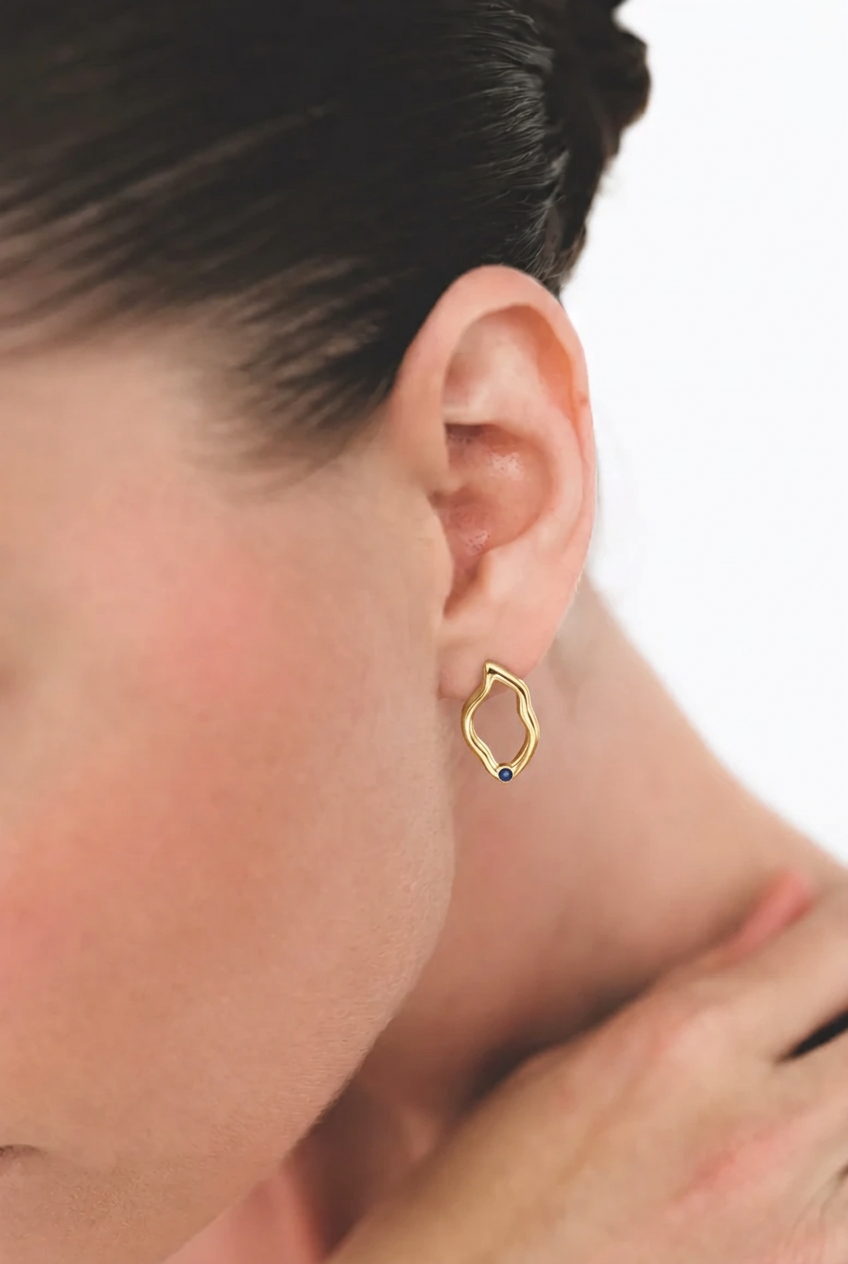 Wave earrings