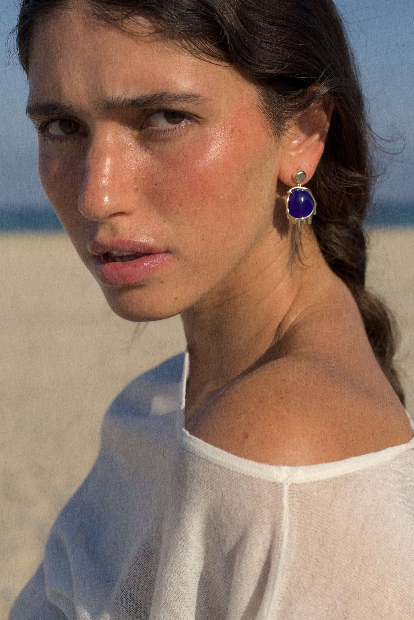 Melting earrings