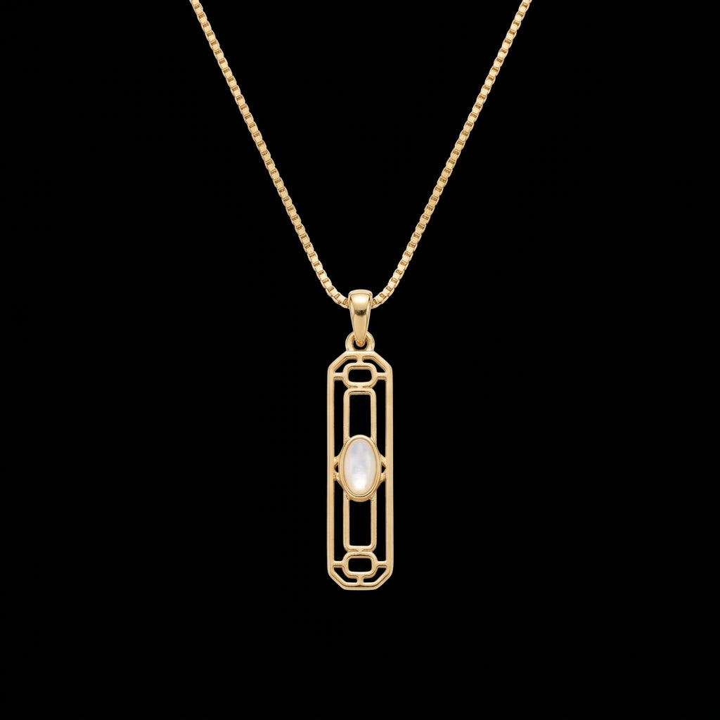 Golden Althea necklace