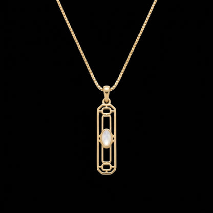Golden Althea necklace