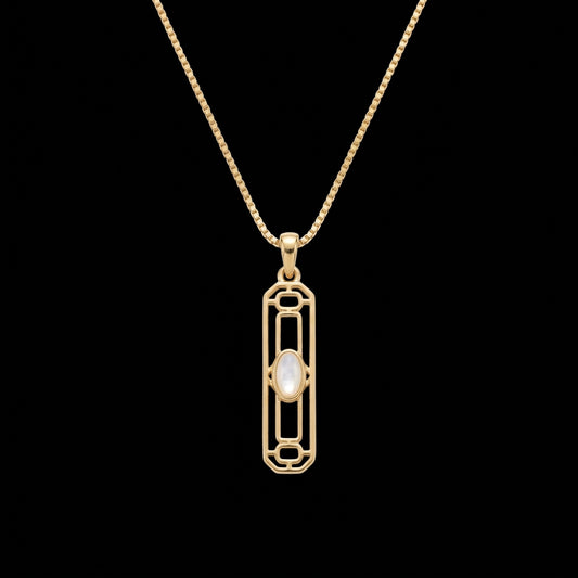 Golden Althea necklace
