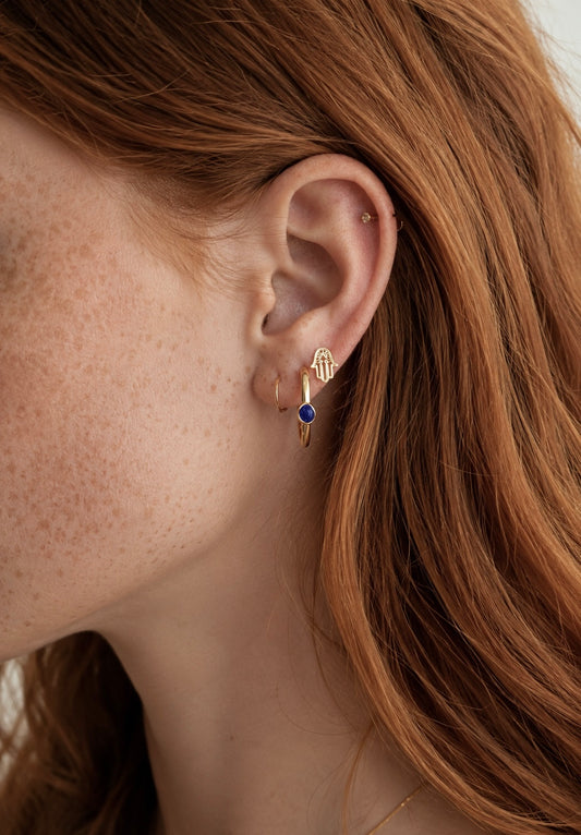 Silence blue hoops