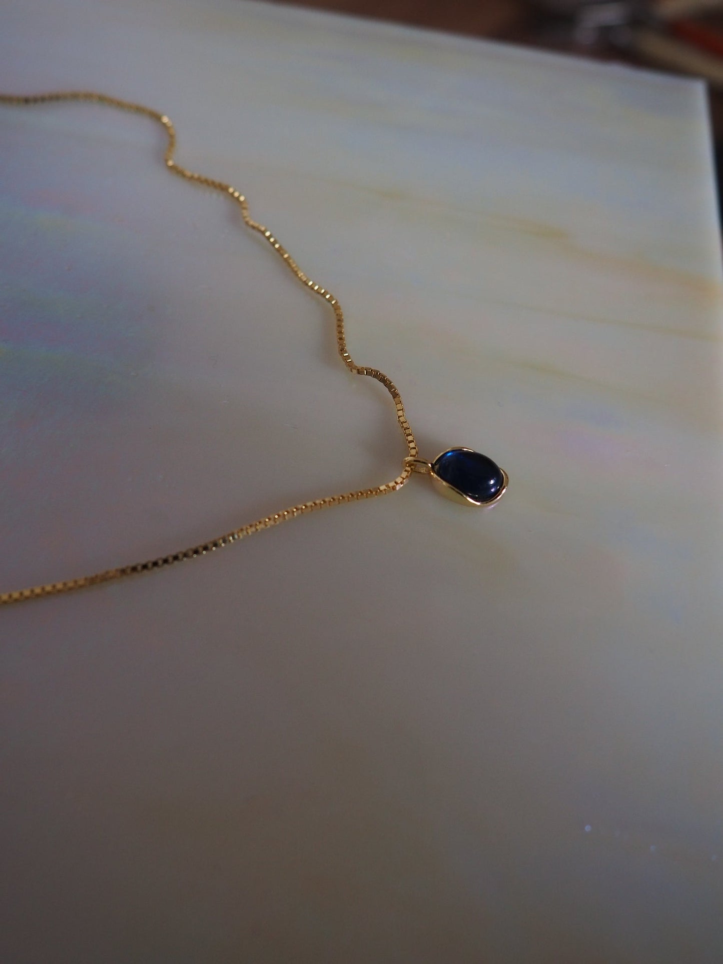 Sapphire necklace