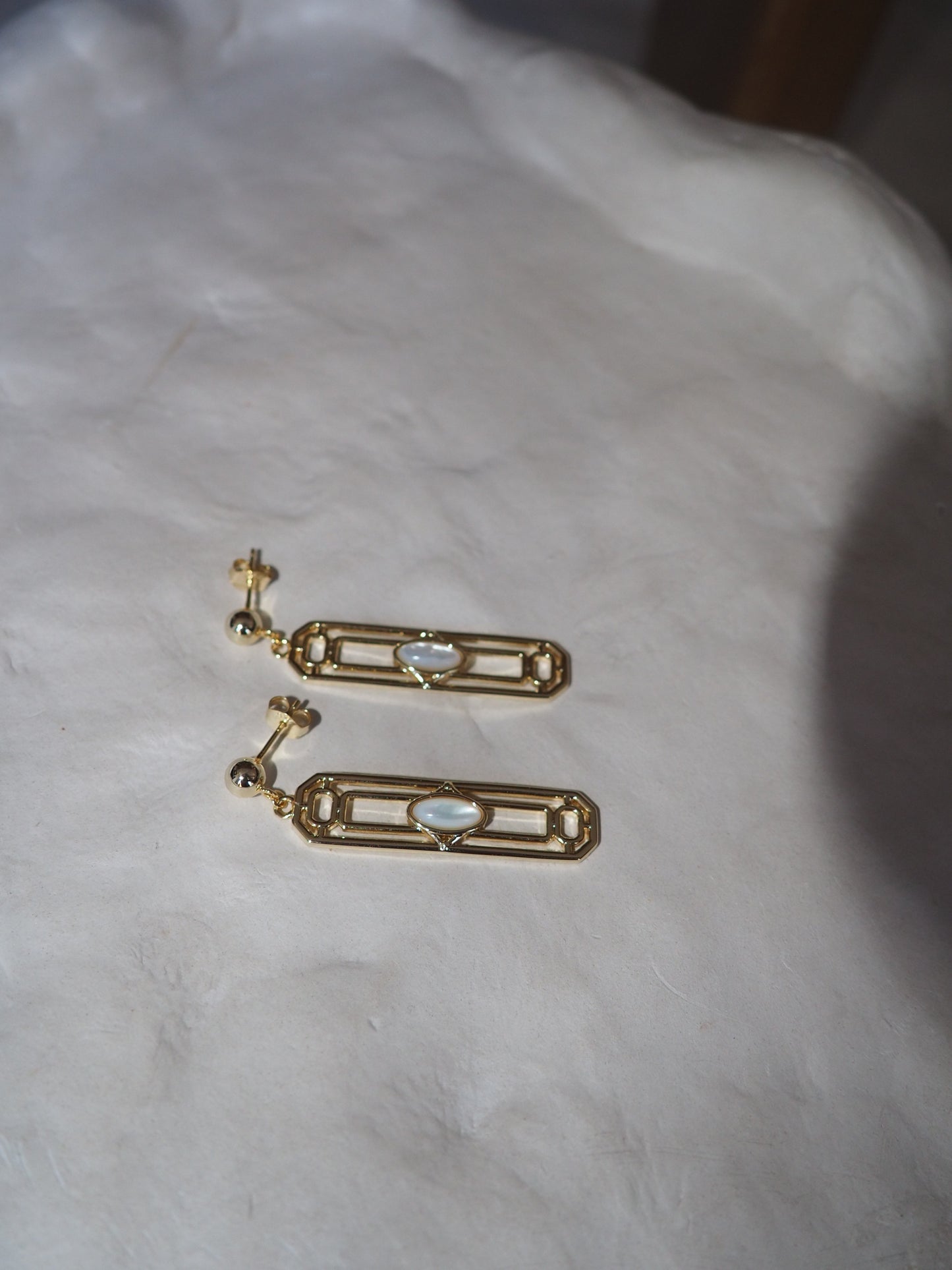 PRE ORDER - Golden Althea earrings