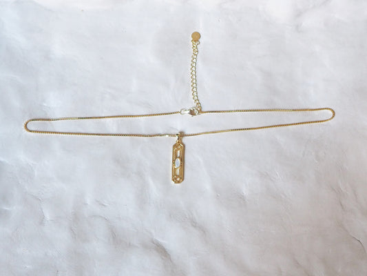 Golden Althea necklace