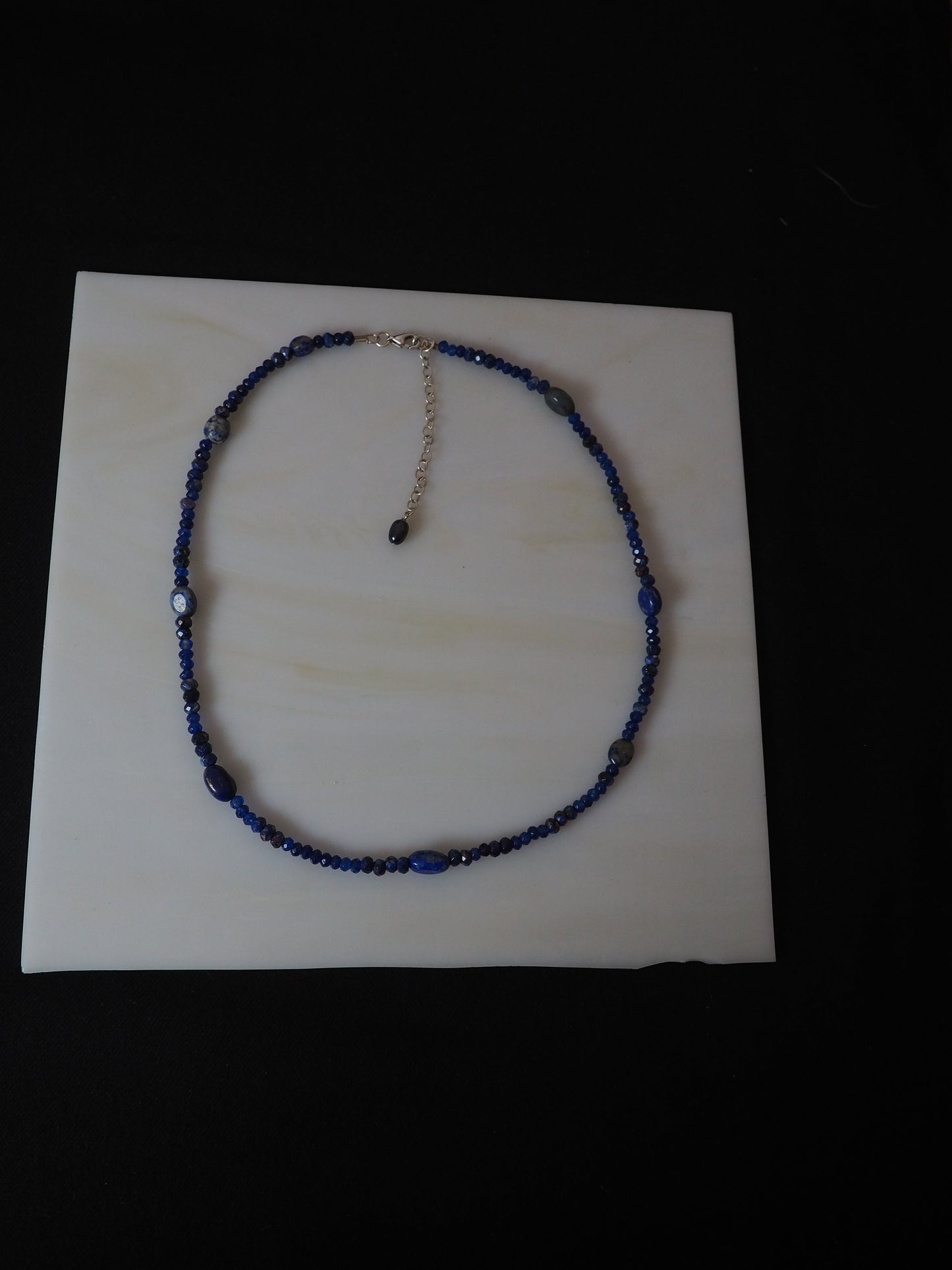 Lapis horizon necklace