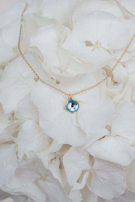 Aquamarine necklace