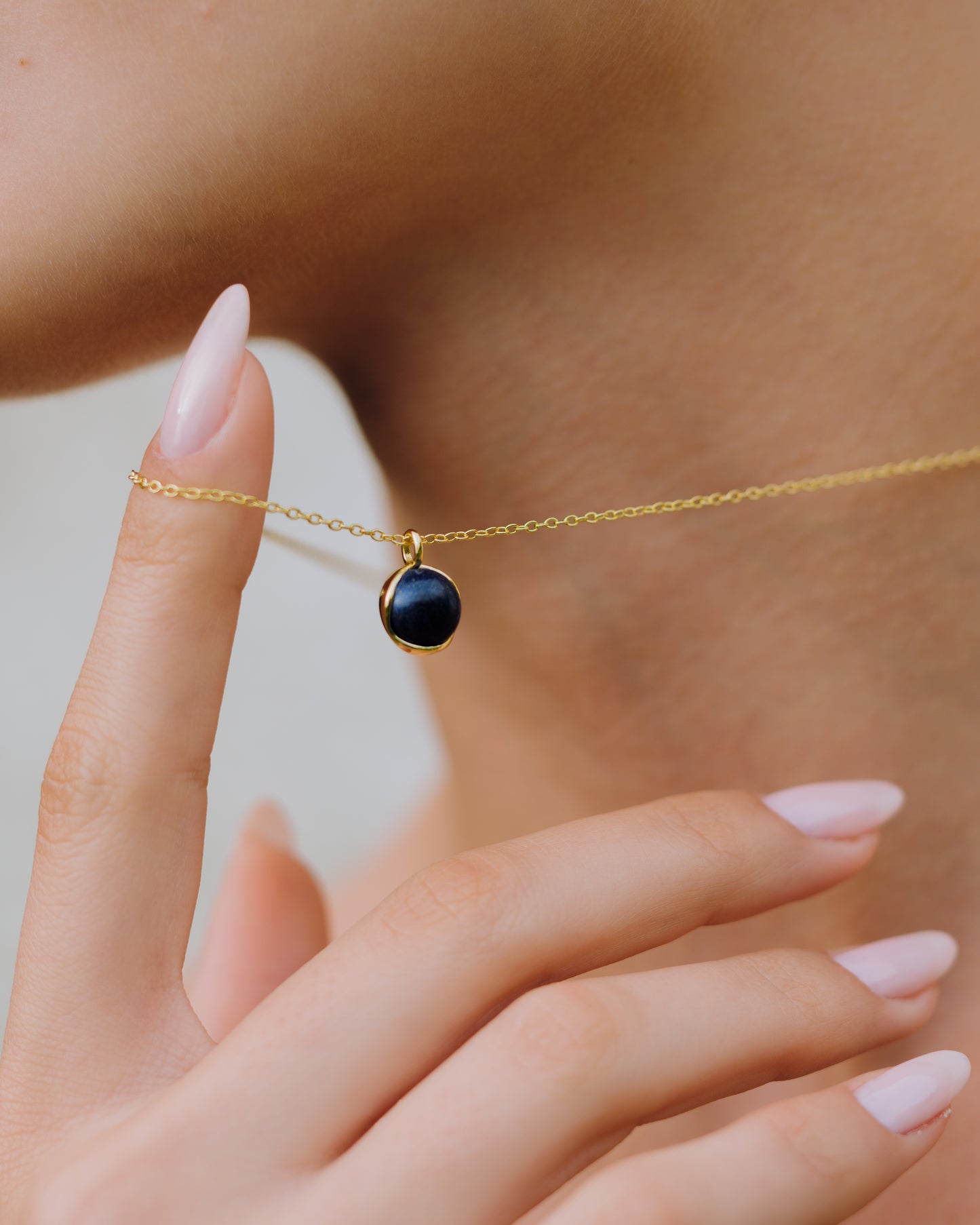 Blue lapis necklace