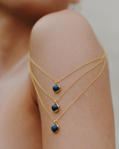 Blue lapis necklace