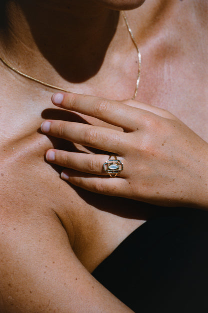 PRE ORDER -  Golden Althea ring