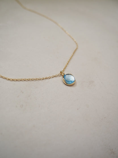 Aquamarine necklace