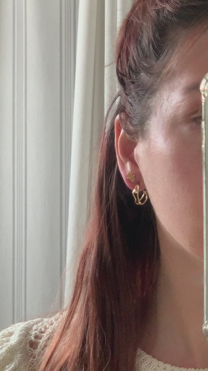 Hamsa earrings